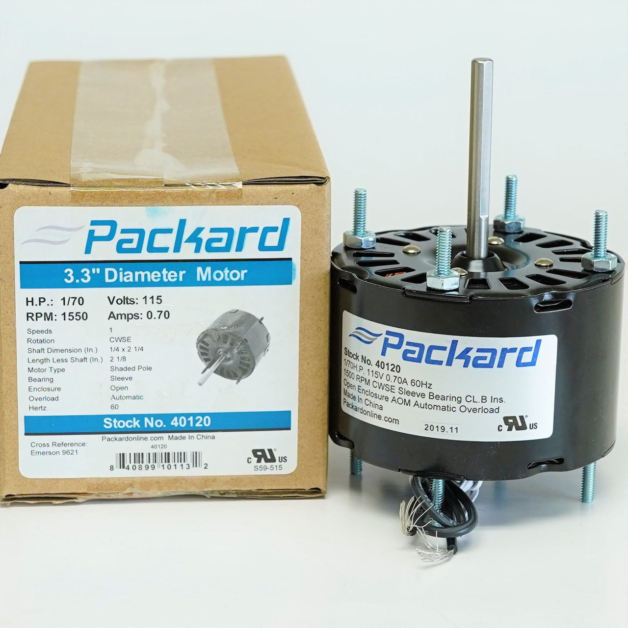Eagle Force ハマー1300モーター Motor for Fasco D120 and Magnetek U-14 | McCombs Supply Co | 40120