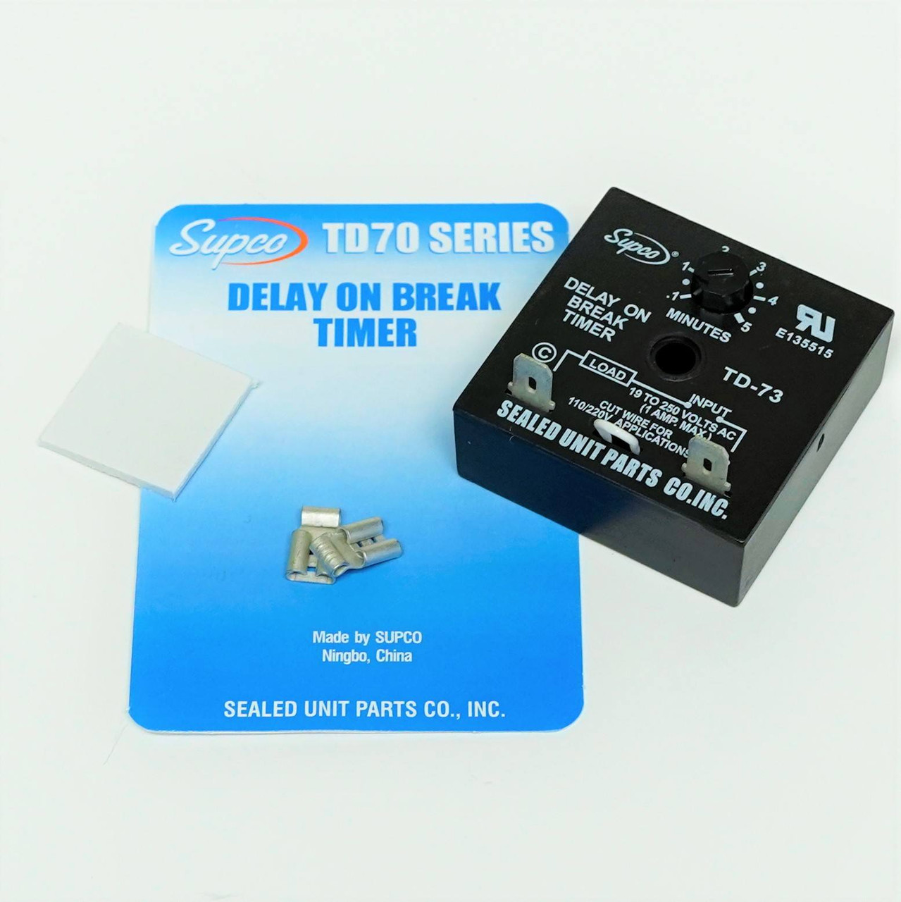 Supco Refrigerator Delay on Break Timer | McCombs Supply Co | TD73