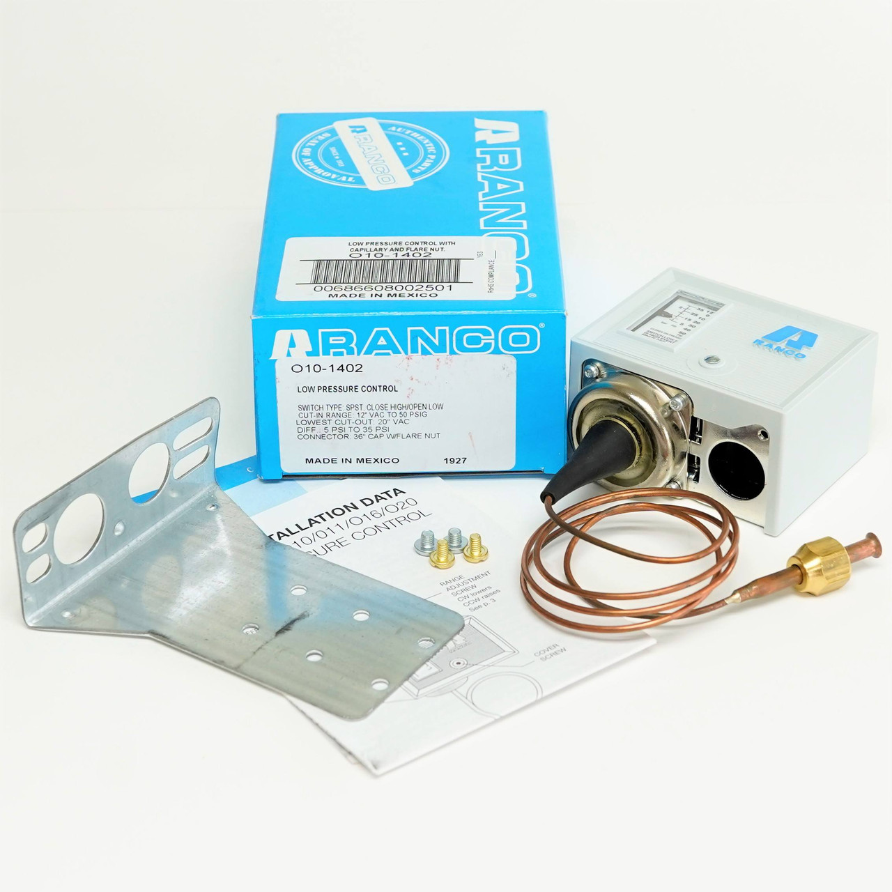 Ranco Low Pressure Control | McCombs Supply | O10-1402