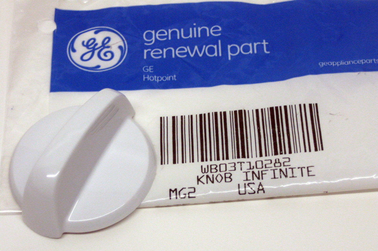Stove Range Burner Knob | Genuine GE | WB03T10282