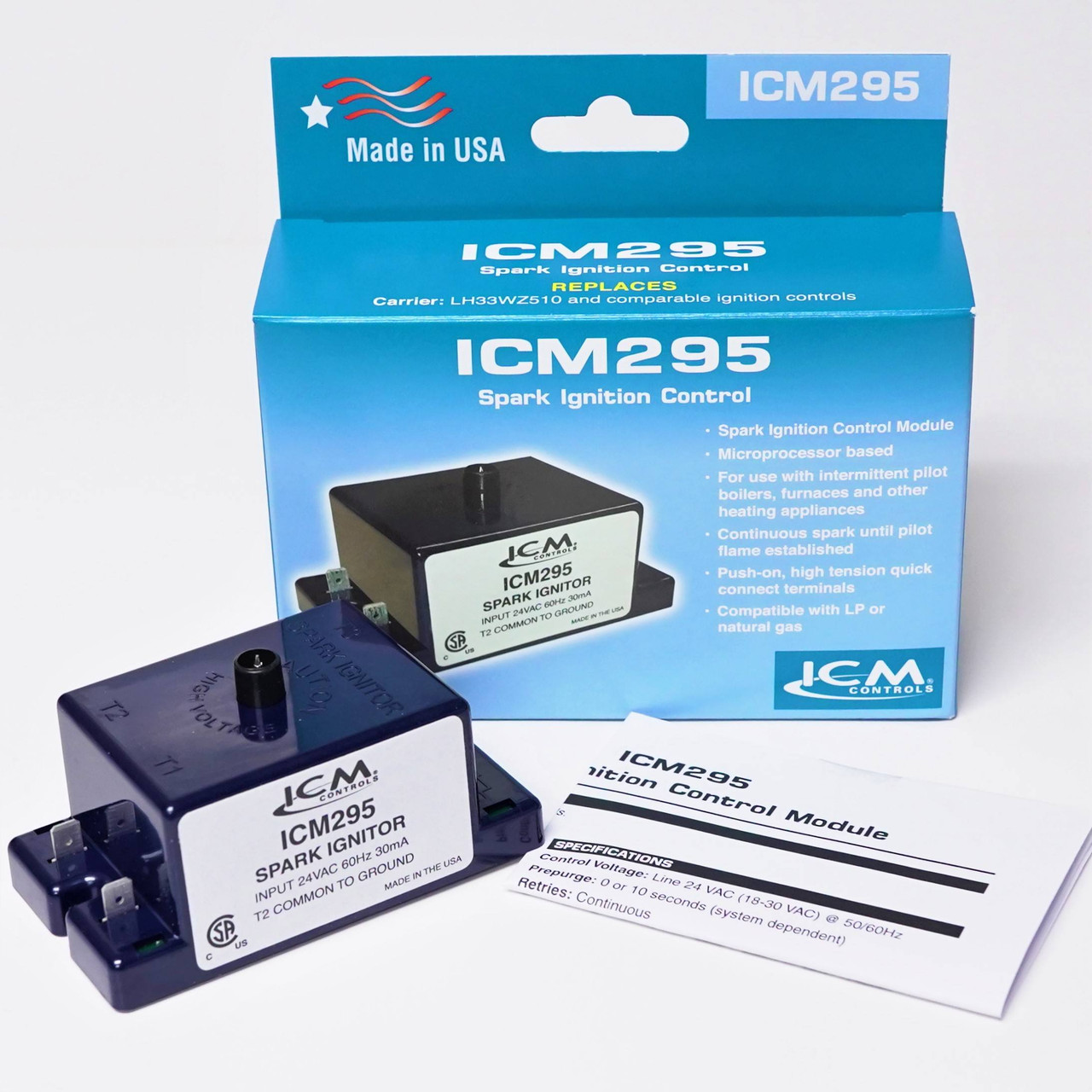 Icm Furnace Spark Ignition Control Module Mccombs Supply Co Icm295