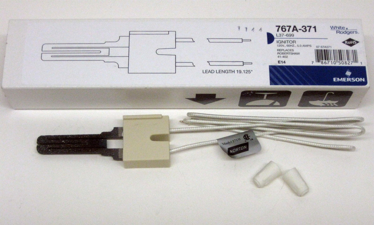 White Rodgers Furnace Igniter Supply Co 767A371