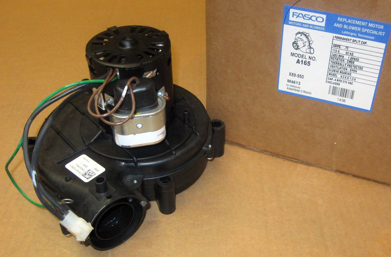 Fasco Furnace Draft Inducer Motor | McCombs Supply Co | A165