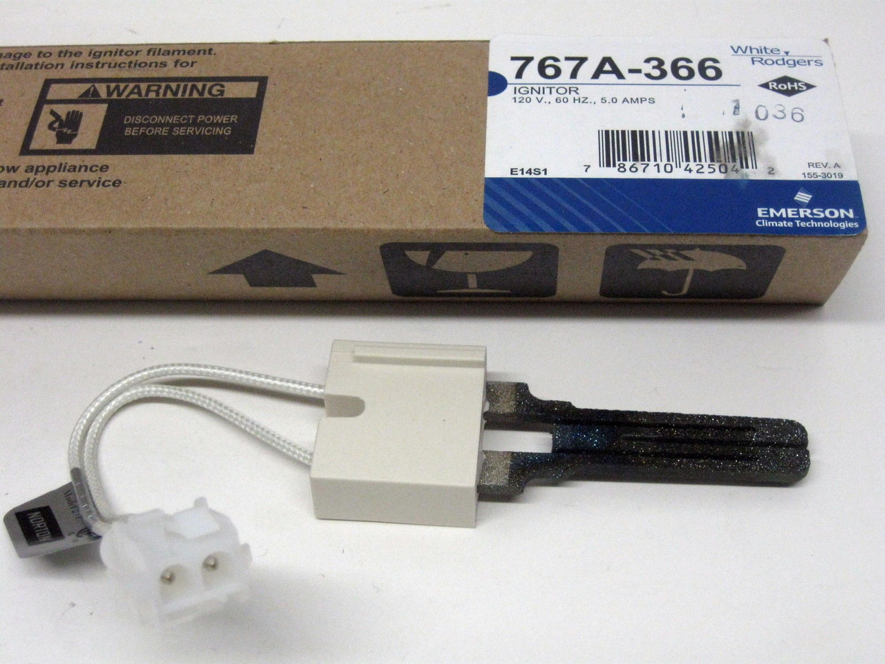White Rodgers Furnace Igniter Supply Co 767A366