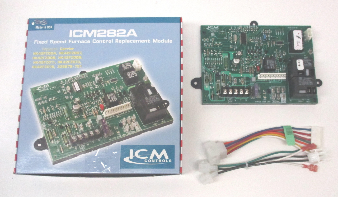 Icm282a Furnace Control Board For Carrier Bryant Hk42fz004 Hk42fz007 Hk42fz008 Hk42fz009 Hk42fz011 Hk42fz013 Hk42fz016 325878 751