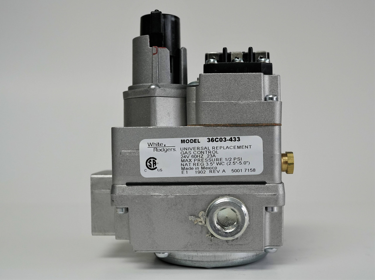 WhiteRodgers Gas Furnace Control Valve Supply 36C03433