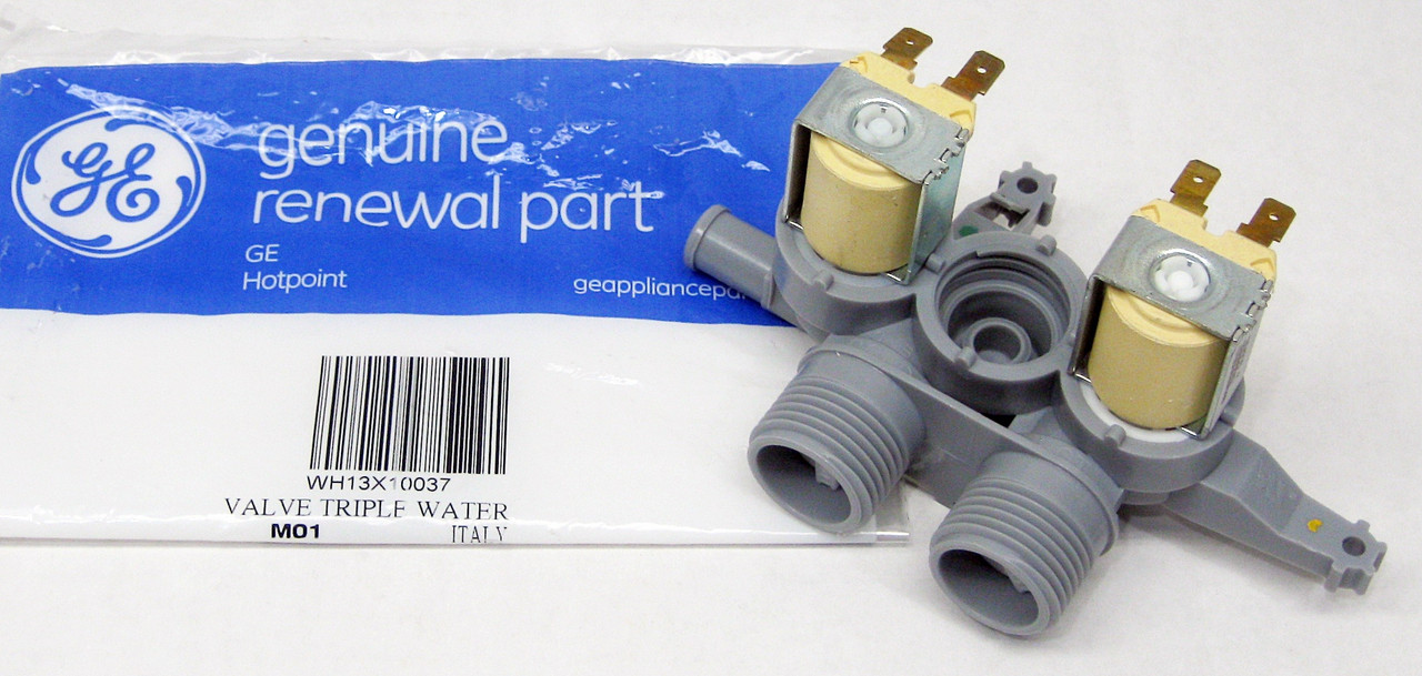 GE Washing Machine Valve Triple Water Supply WH13X10037