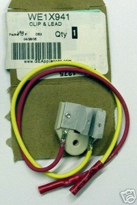 WE1X941 Genuine GE Gas Dryer Ignitor Bracket Clip & Lead UNIV
