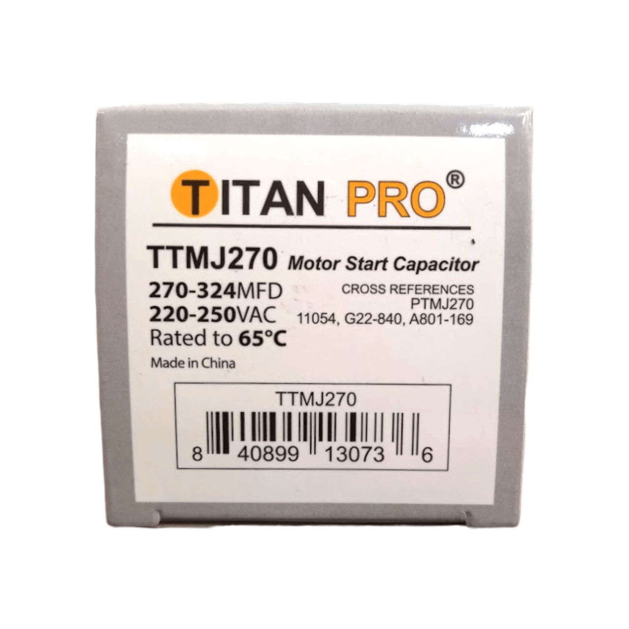 Titan 270-324 Mfd 220-250 Volt | Start Capacitor | McCombs Supply Co