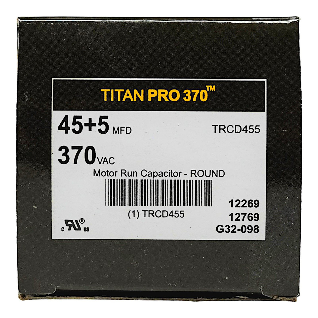TRCD455 45/5 MFD 370 Volt Round Dual Run Capacitor | McCombs