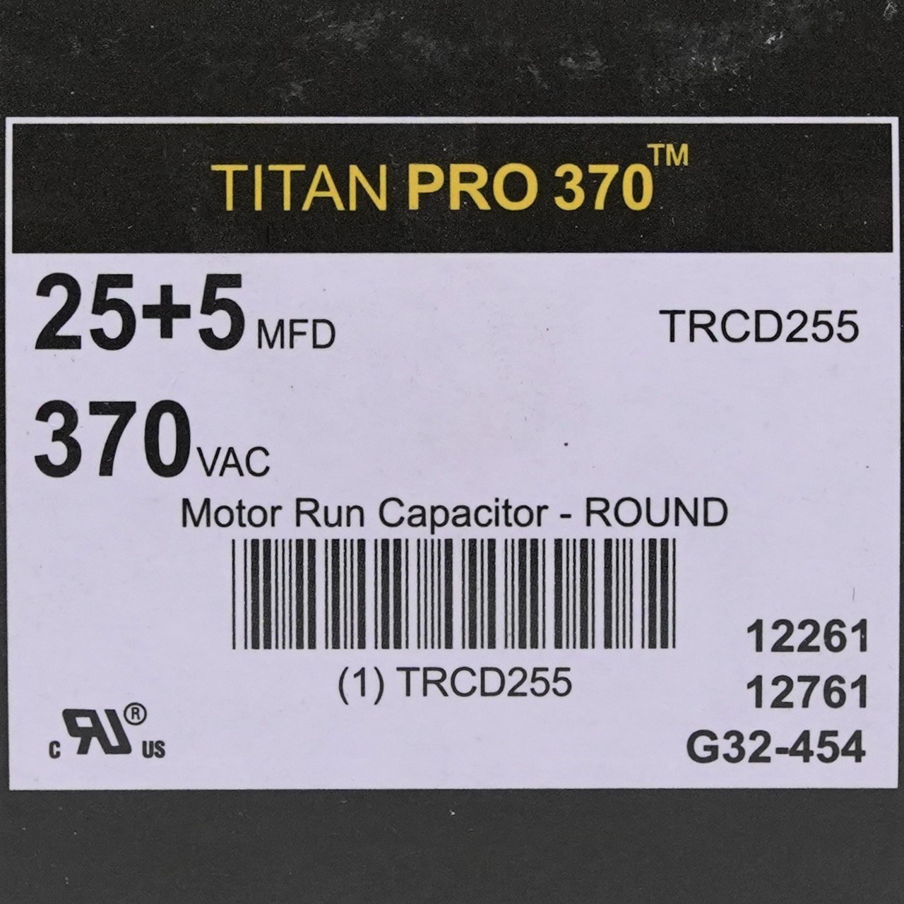 TRCD255 25/5 MFD 370 Volt Round Dual Run Capacitor | McCombs Supply Co
