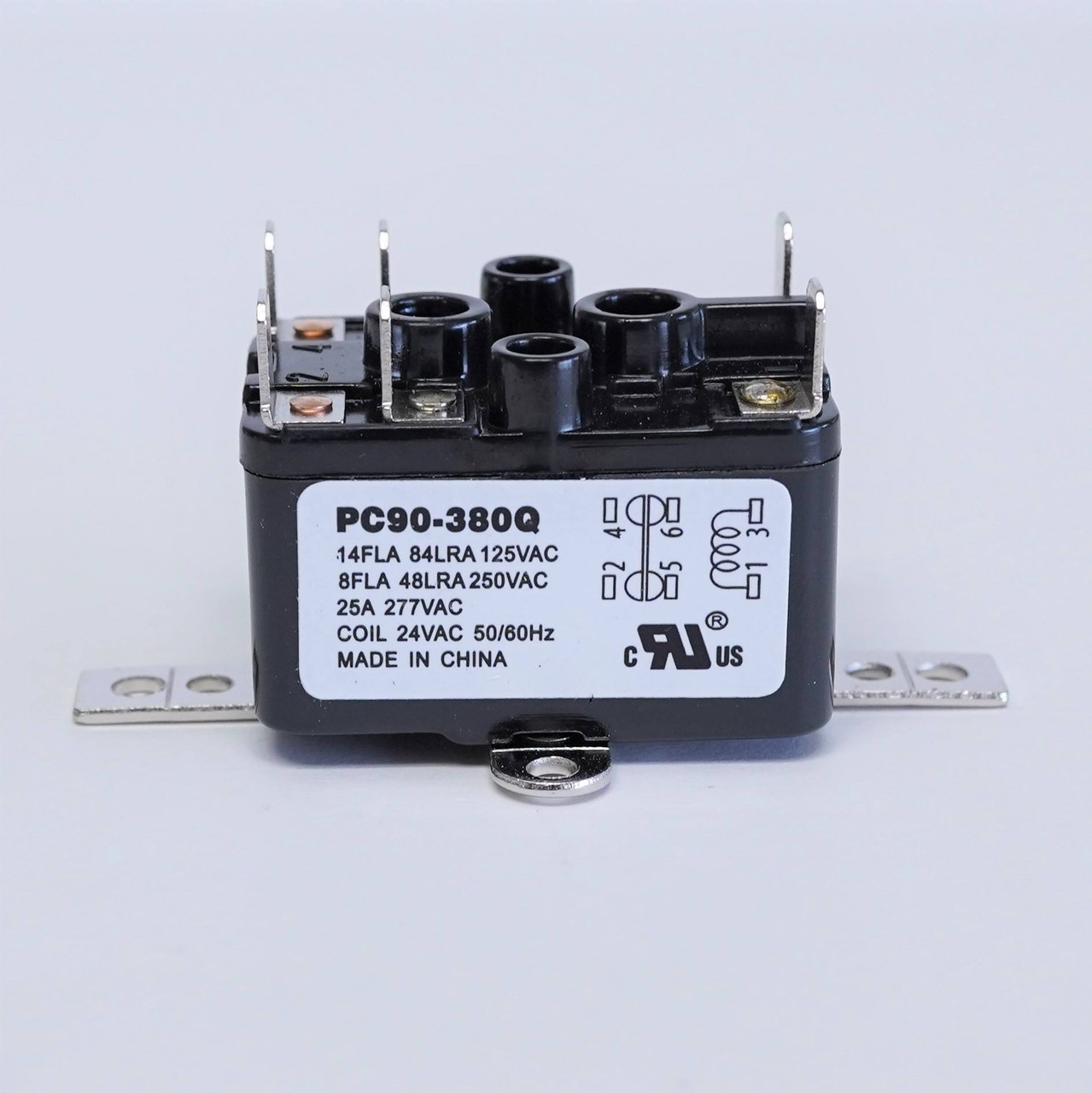 Edmondson Supply | Supco 90380 General Purpose Fan Relay, NO/NC, 24 VAC