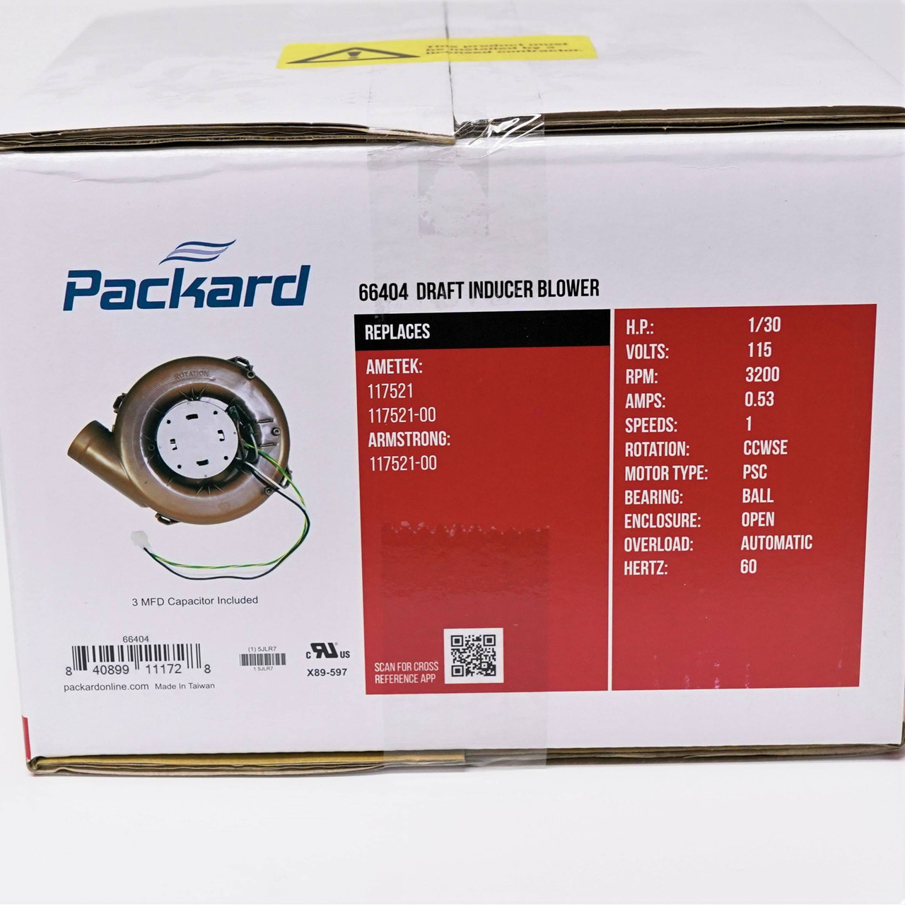 Furnace Heater Draft Inducer Motor | McCombs Supply Co | 66404