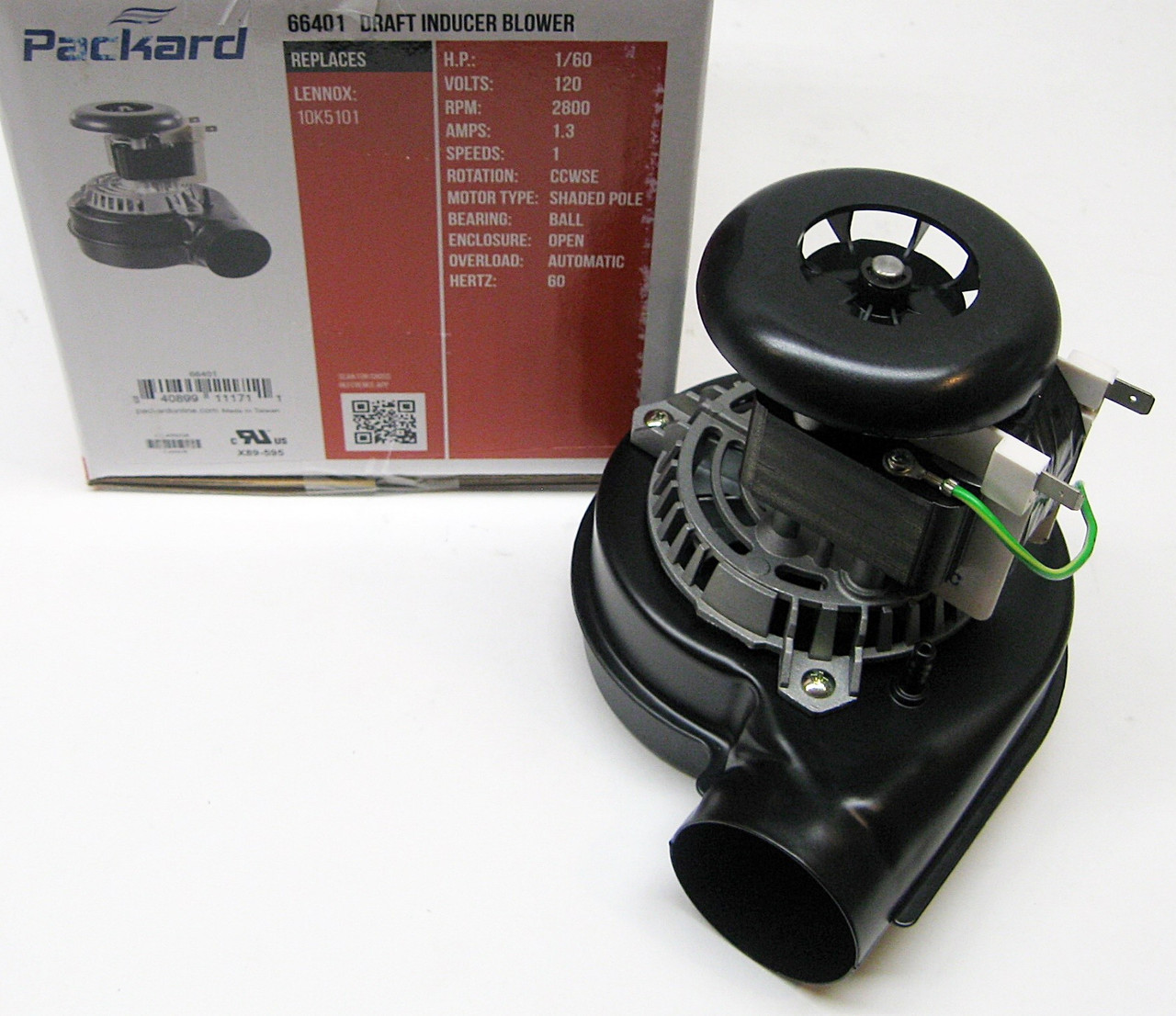 Draft Inducer Furnace Motor Blower | McCombs Supply Co | 66401