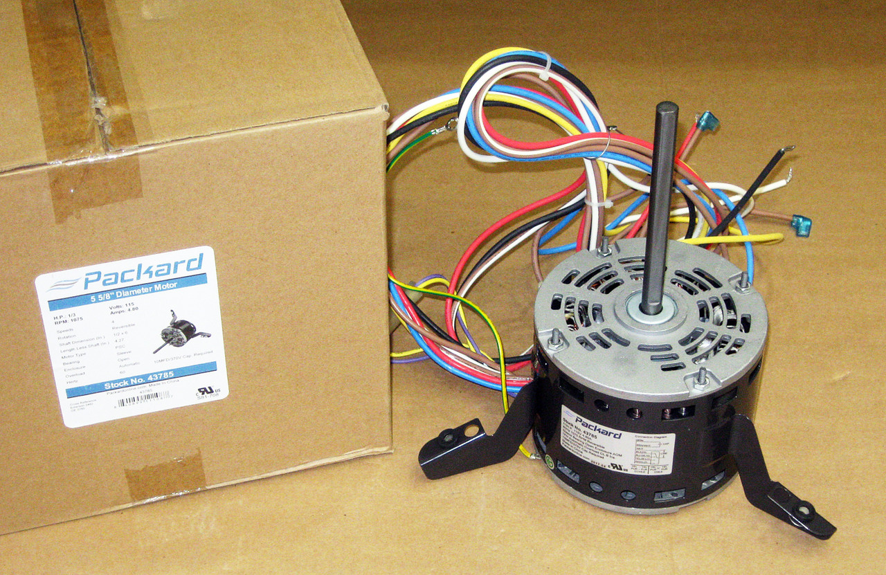 43785 Blower Motor 1 3 Hp 115 V 1075 Rpm For Goodman Janitrol B1340021s B1340021