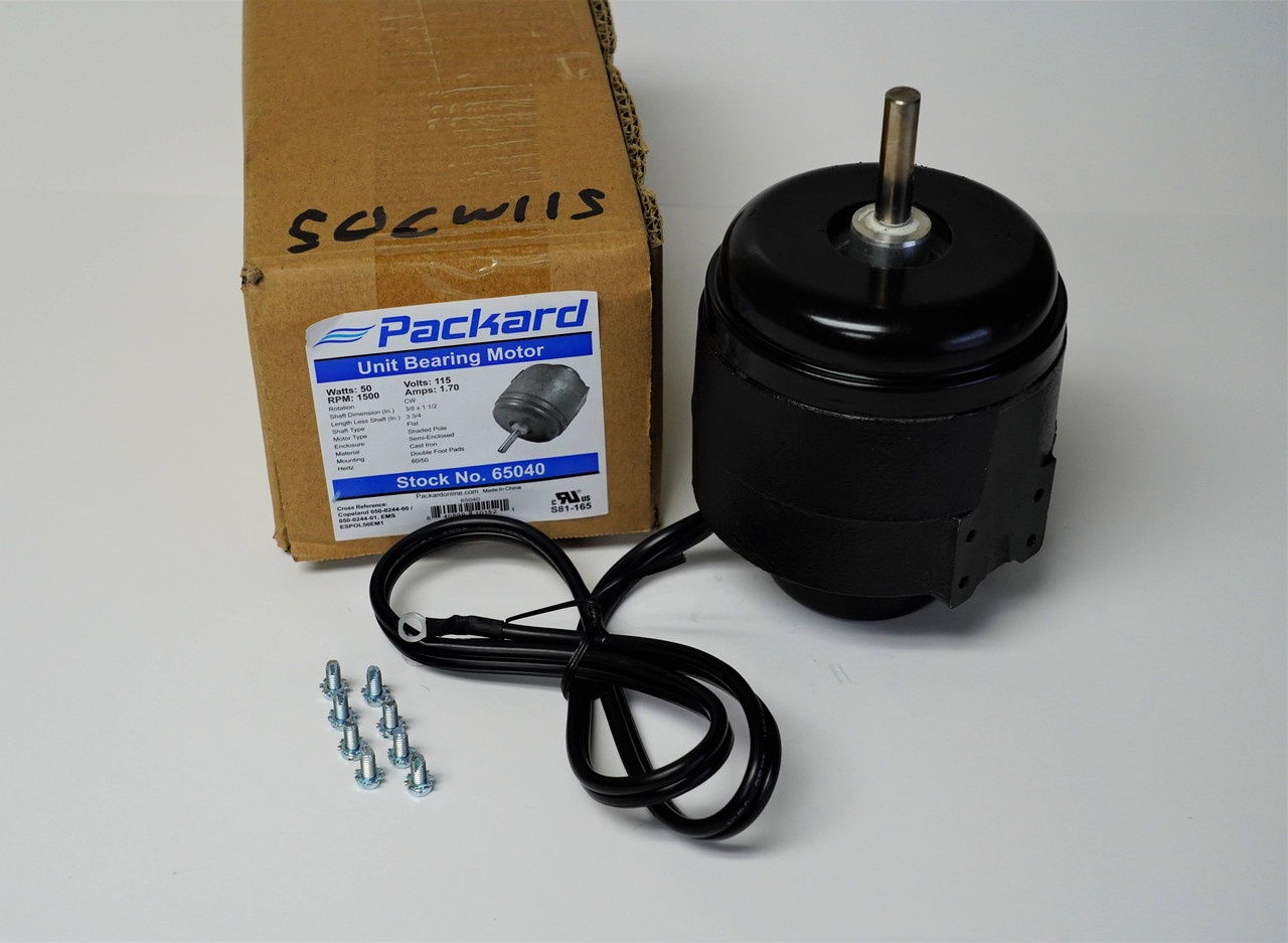 Packard Refrigeration Motor | McCombs Supply Co | 65040