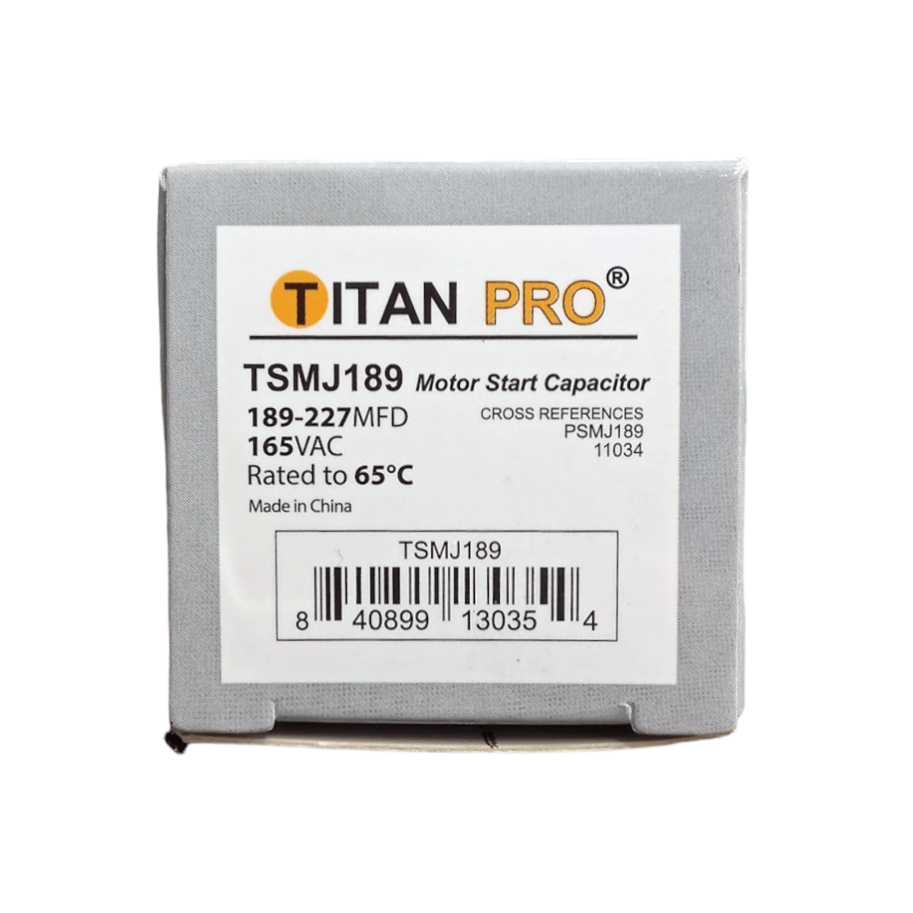 Titan 189-227 Mfd 165 Volt | Start Capacitor | McCombs Supply Co