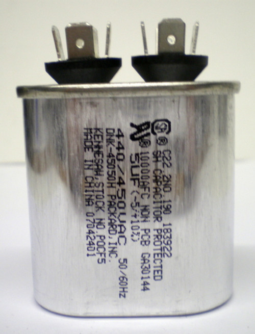 TOCF5 HVAC Motor Run Oval Capacitor