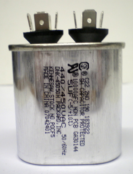 TOCF5 HVAC Motor Run Oval Capacitor