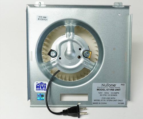 Broan Nutone Grille And Lens Assembly S97017702 For 8663rp Fan Unit New Mccombs Supply Co