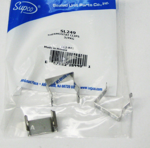 SUPCO Refrigerator Mounting Clips for Defrost Thermostats part number SL249