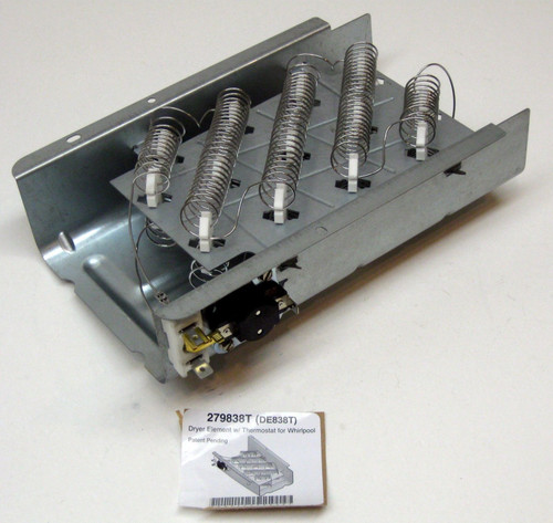 Dryer Heater Heating Element for Whirlpool Kenmore 279838 with Thermostat 3977767 Dryer Heater Heating Element for Whirlpool Kenmore 279838 with Thermostat 3977767