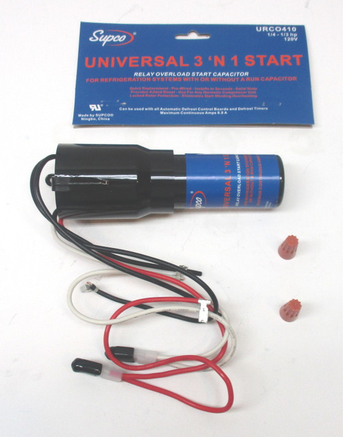 URC0410 10 Pack SUPCO Refrigerator Relay Overload Capacitor 1/4 1/3 HP 3 n'  1