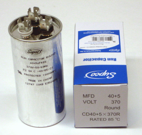 HVAC Motor Round Dual Run Capacitor