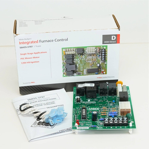 50A55-3797 White Rodgers Furnace Control Board 