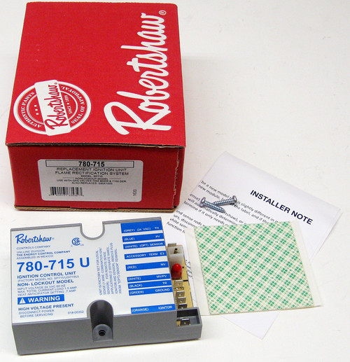 Intermittent Spark Pilot Ignition Control Board Module Robertshaw 780-715