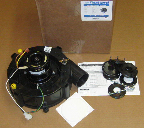 Packard 66798 Draft Inducer Furnace Motor for Nordyne 7121-9450E 622032-B 904798