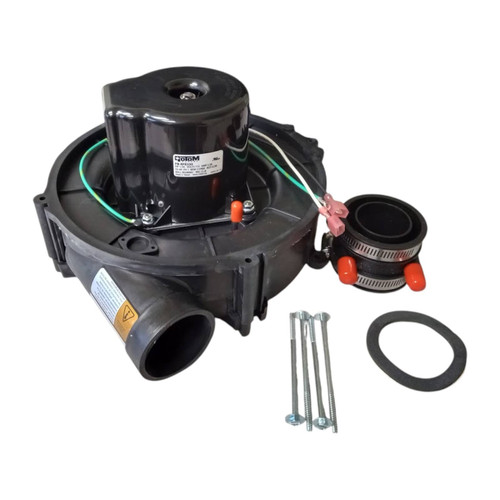 Furnace draft inducer motor, part number RFB330, main view. 