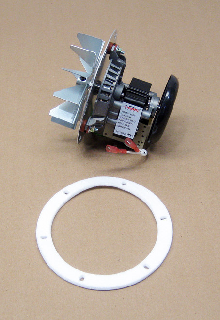 Pellet Stove Exhaust Blower Motor and Gasket for Quadrafire 812-4400.