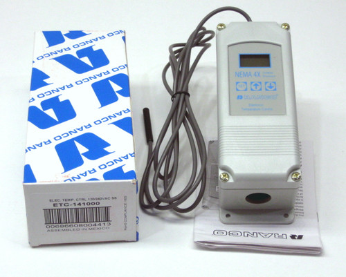Ranco Digital Temperature Electronic Controller 120 - 240 Volts part number ETC-141000-000.