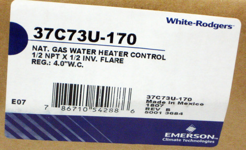 Water Heater Gas Thermostat | McCombs Supply | 37C73U-170