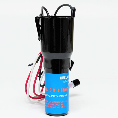SUPCO URCO410 Relay & Overload Capacitor – Perfect For 1/4 To 1/3 HP Motors, Works With Or Without A Run Cap! 6 thumbnail image