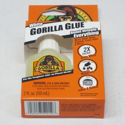 Gorilla Original Gorilla Glue, Waterproof Polyurethane Glue, 4 Ounce  Bottle, Brown, (Pack of 2)