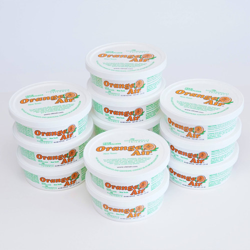 12 pack of ClenAir Orange Air Clenair 1/2 lb Tub
