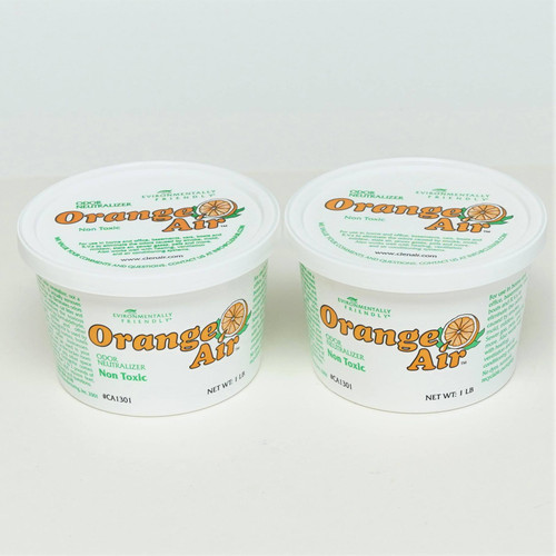 2 Pack 61021 Nu-Calgon ClenAir Orange Air 1 Lb Tub