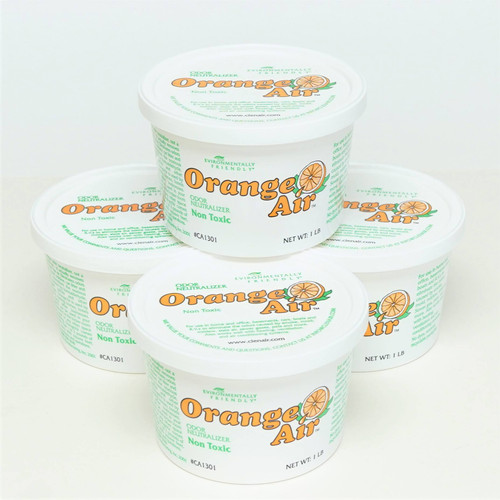 4 pack of ClenAir Orange Air Clenair 1 lb Tub