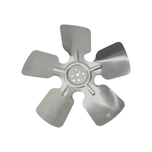 A63126 Metal Fan Blade 10" Diameter 5 Blades CW 25 Degree Hubless Propeller