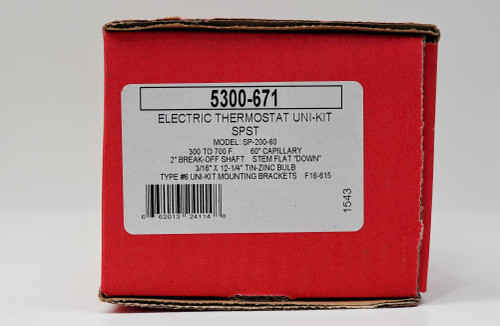 Suburban Stove Oven Control Thermostat 161188 (SRNA/SRSA3LGGS