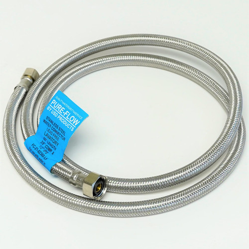 Water Supply Line Connector S.S. Supply Co 3/8 x 1/2 x 60