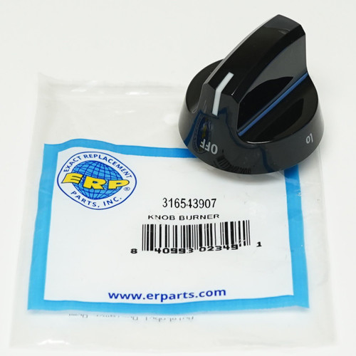 Gas Range Burner Knob for Electrolux Supply Co 316564508