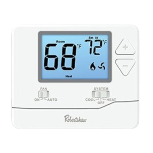 Robertshaw Non-Programmable Single Stage 1H/1C Wall Thermostat RS8110