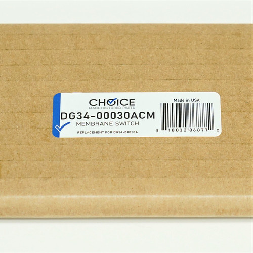 ClimaTek Oven Range Membrane Switch replaces Samsung # DG34-00020A ClimaTek Oven Range Membrane Switch replaces Samsung # DG34-00020A