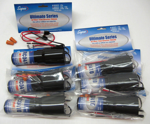 URC0410-6_Lot SUPCO Refrigerator Relay Overload Start Run Capacitor 1/4 1/3 HP