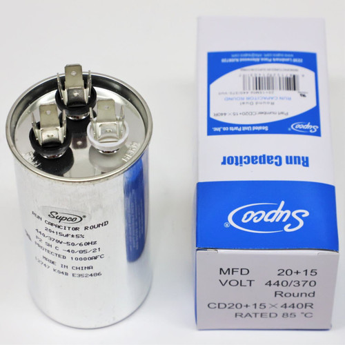 CD20+15X440R Round Dual Run Capacitor