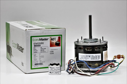 EM3586 motor with capacitor
