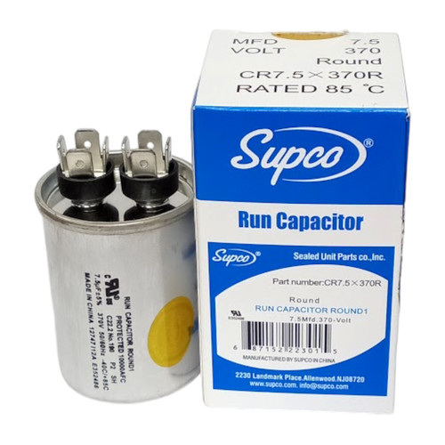 CR7.5X370R Round Run Capacitor